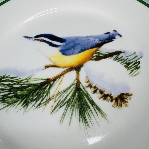 National Wildlife Federation WFE3 Songbird Red Birds 7.5" Salad Plates Set of 3 - Picture 10 of 16